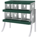 Chicken Nesting Boxes, 6 Compartment Steel Nesting Boxes for Chickens, Wall Mount Egg Laying Boxes with Vented Holes