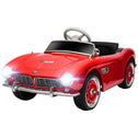 Licensed 12V Kid Electric Ride On Car with Easy Transport, Red