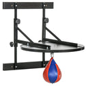 Adjustable Speed Bag Platform, Wall Mounted Speed Bags for Boxing, with 360-Degree Swivel and 10'' Speedbag
