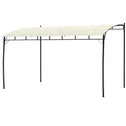 10' x 13' Outdoor Pergola Gazebo, Garden Sun Shade Shelter with Metal Frame for Porch, Patio, Deck, Backyard, Cream