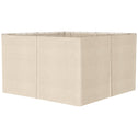9.84' x 13.1' Gazebo Sidewall Set with Hooks/C-Rings, Beige