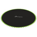 Trampoline Replacement Mat, Fits 12' Trampoline w/ 72 V-Hooks & 5.5" Springs (Spring & Frame not Included), Green