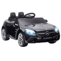 SLC 300 Licensed 12V Ride On Car for Kids with Remote Control, 2 Speeds, Battery Powered Kids Electric Car with Music, Lights, Suspension for 3-6 Years Old, Black