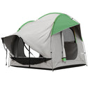 2000mm Waterproof SUV Tent, Car Tent with 3 Doors and Mesh Window, for 5-6 Person Camping Travel, Gray and Green