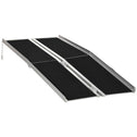 6' Skidproof Portable Wheelchair Ramp for Home, Steps, Doorways, Carpeted Foldable Handicap Ramp, Threshold Ramp