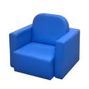 2-in-1 Convertible Table and Chair Set for Boys Girls for Boys Girls, Blue