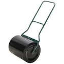 20-Inch Push/Tow Behind Lawn Roller Filled with 16 Gal Water or Sand, Perfect for Flattening Sod in the Garden