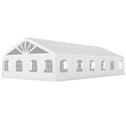 Heavy Duty Party Tent, 19.5' x 39' Large Sun Shade Canopy Tent for Parties, Wedding, Events, BBQ Grill, White