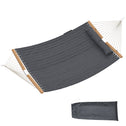 Outdoor Hammock 2-Person, with Pillow & Pad, 440 lbs Capacity, Gray