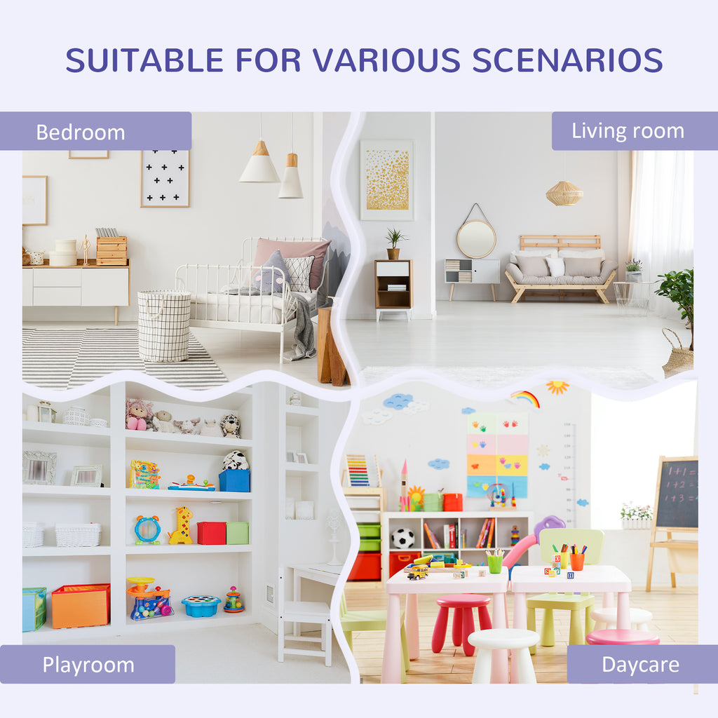 6-Cubby Kids Bookcase with Reading Nook and Cushion, Multi-Purpose Storage Organizer for Bedroom, Living Room, Grey