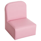 2-in-1 Convertible Table and Chair Set for Boys Girls for Boys Girls, Pink
