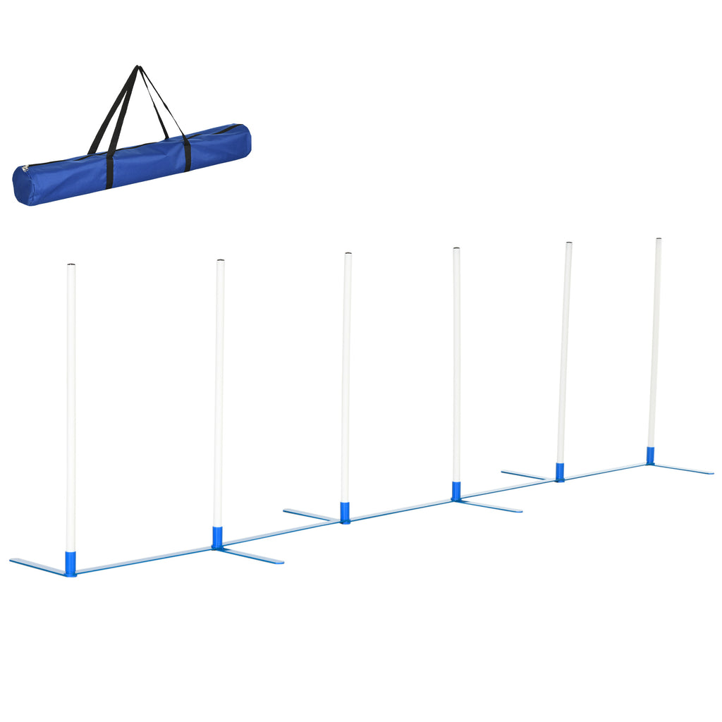 Dog Agility Equipment Dog Weave Pole Set Agility Starter Kit Pet Outdoor Exercise Training Set