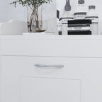 31" Tilt Out Laundry Hamper, Free Standing Home Organizer Hamper, Bathroom Storage Cabinet, White