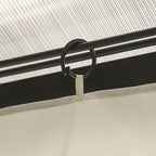 9.84' x 11.8' Gazebo Sidewall Set with Hooks/C-Rings, Beige