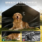 Dog Shade Shelter Outdoor, Dog House Outside with Canopy, Pet Tent for Small Medium Large Breeds