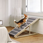 Dog Ramp for Couch, Foldable Pet Ramp for Small to Large Dog, 4 Adjustable Height from 16" to 23.5"