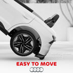 Licensed RS e-tron GT 12V Ride On Car Truck for Kids, Electric Car Ride On Vehicle w/Parent Remote Control, Music, Lights, for Toddlers, White