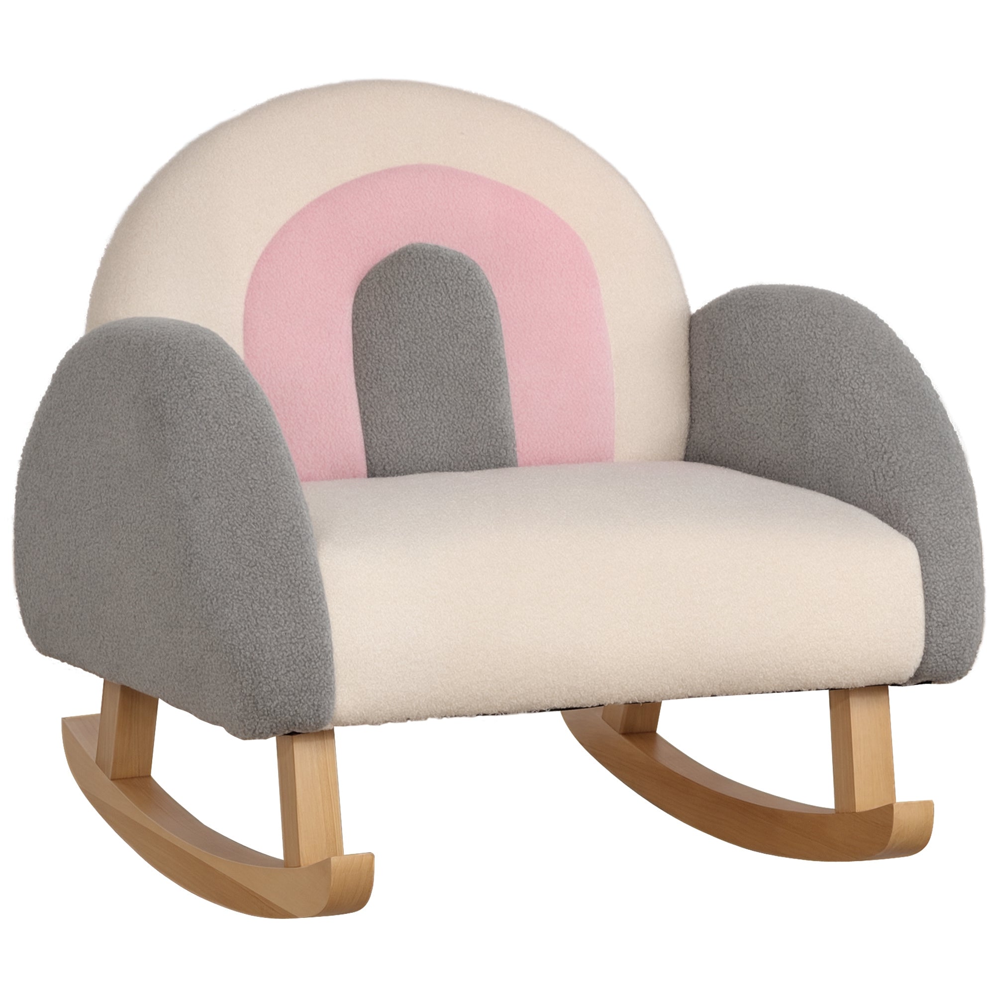 Kids Sofa, Rocking Toddler Sofa Chair, Gift for 18-36 Months, Gray