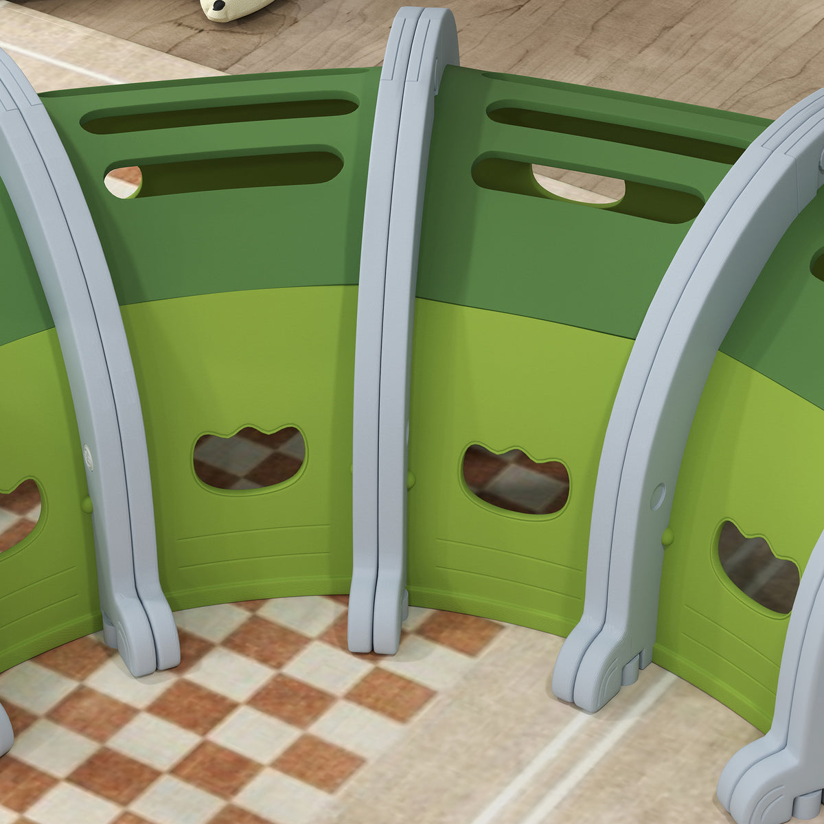 Crocodile Design Kids Play Tunnel for Kids to Crawl Through, 76" Long