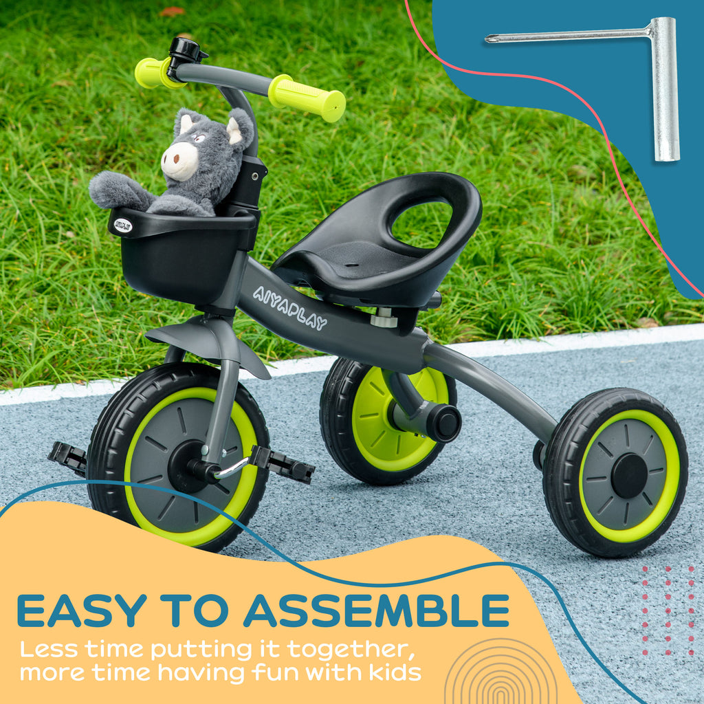 Tricycle for Kids Age 2-5, Toddler Bike for Children, Yellow