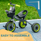 Tricycle for Kids Age 2-5, Toddler Bike for Children, Yellow