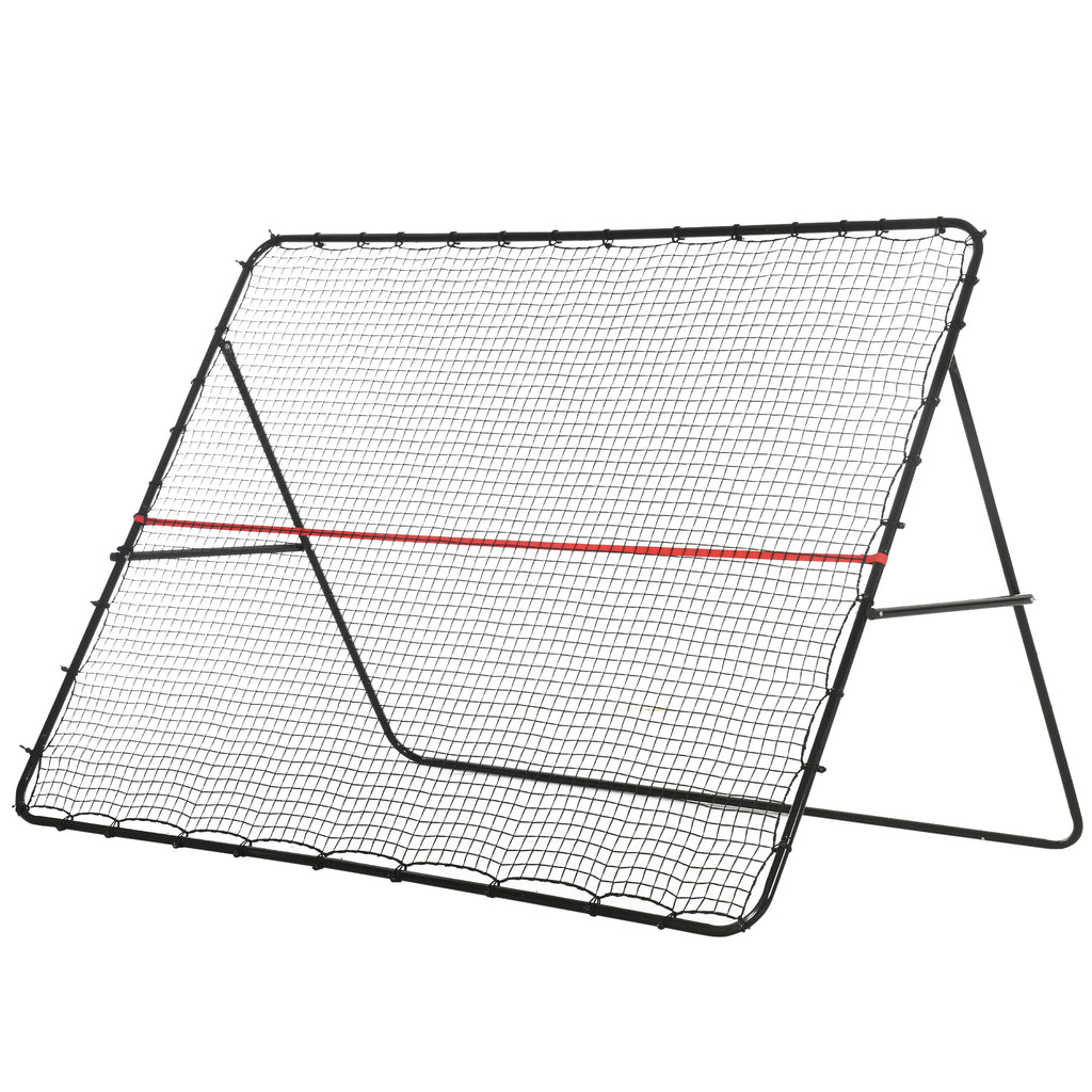 Soccer Rebounder Net, Adjustable and Foldable Multi-Sport Training Bounce Back Net, Target Goal for Soccer Practice and Training, 8.5' x 6.5'