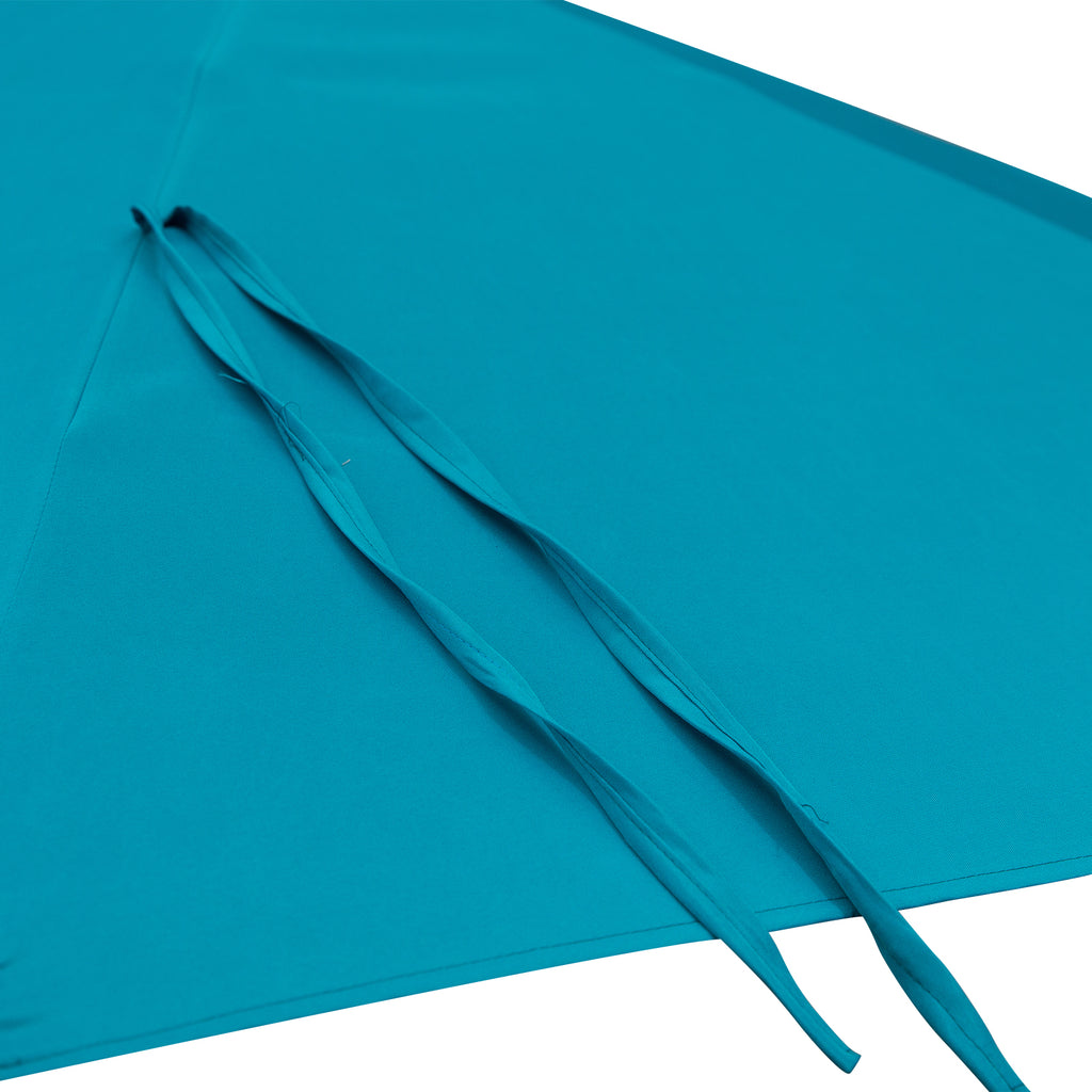 Patio Umbrella 15ft Double-Sided Outdoor Market Extra Large Umbrella with Crank Handle for Deck, Lawn, Backyard and Pool, Blue