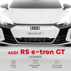Licensed RS e-tron GT 12V Ride On Car Truck for Kids, Electric Car Ride On Vehicle w/Parent Remote Control, Music, Lights, for Toddlers, White
