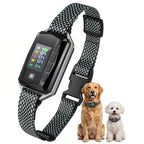 GPS Dog Training Collar IP67 Waterproof E Collar Remote Rechargeable Black