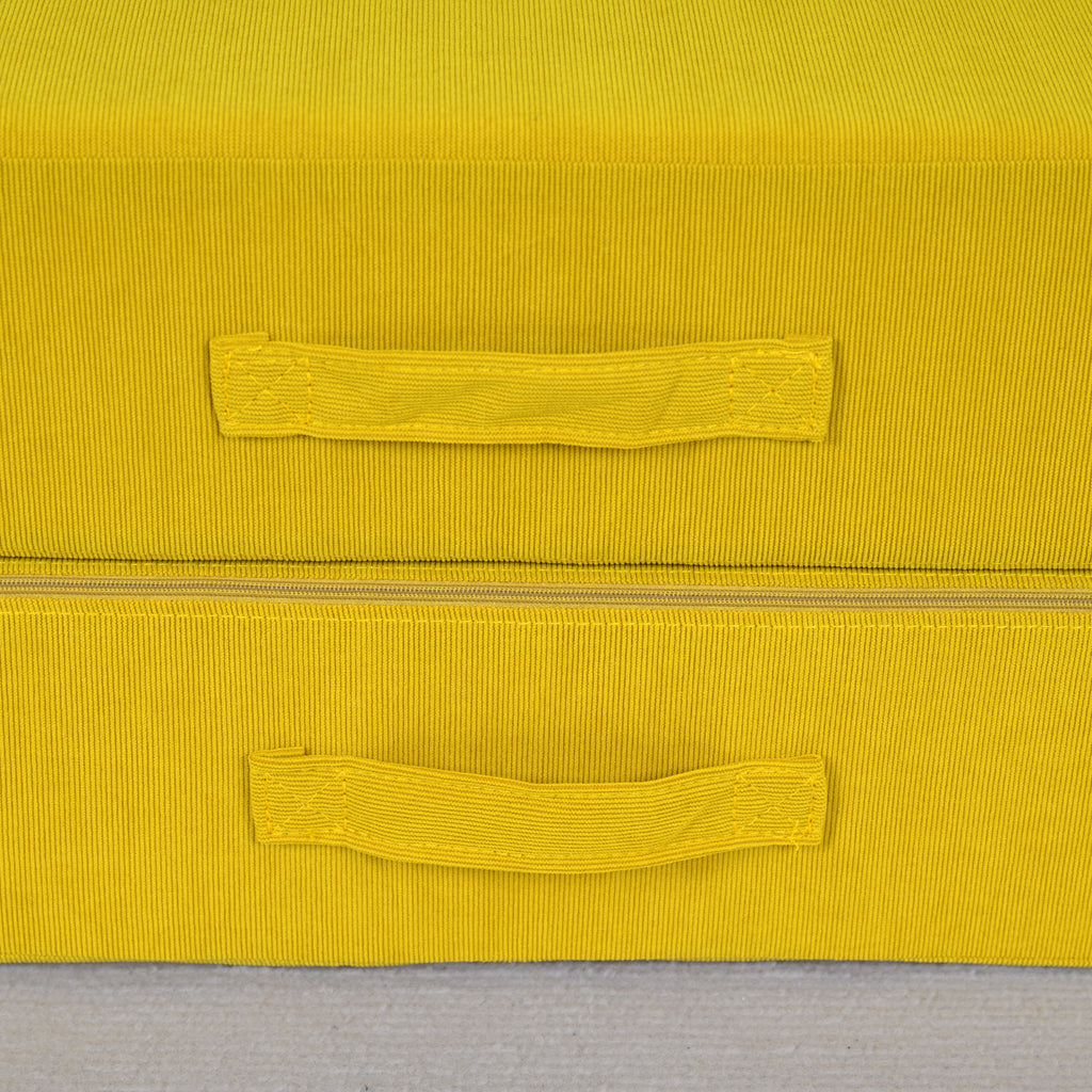 14 Pieces Foam Climbing Blocks for Toddlers, Indoor Climb and Crawl Activity Play Set, Yellow