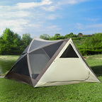 2-3 People Pop Up Camping Tent Waterproof Automatic Instant Tent Portable Cabana Beach Tent with Rainfly, Carry Bag, Windows and Doors, Outdoor Camping Hiking Indoor