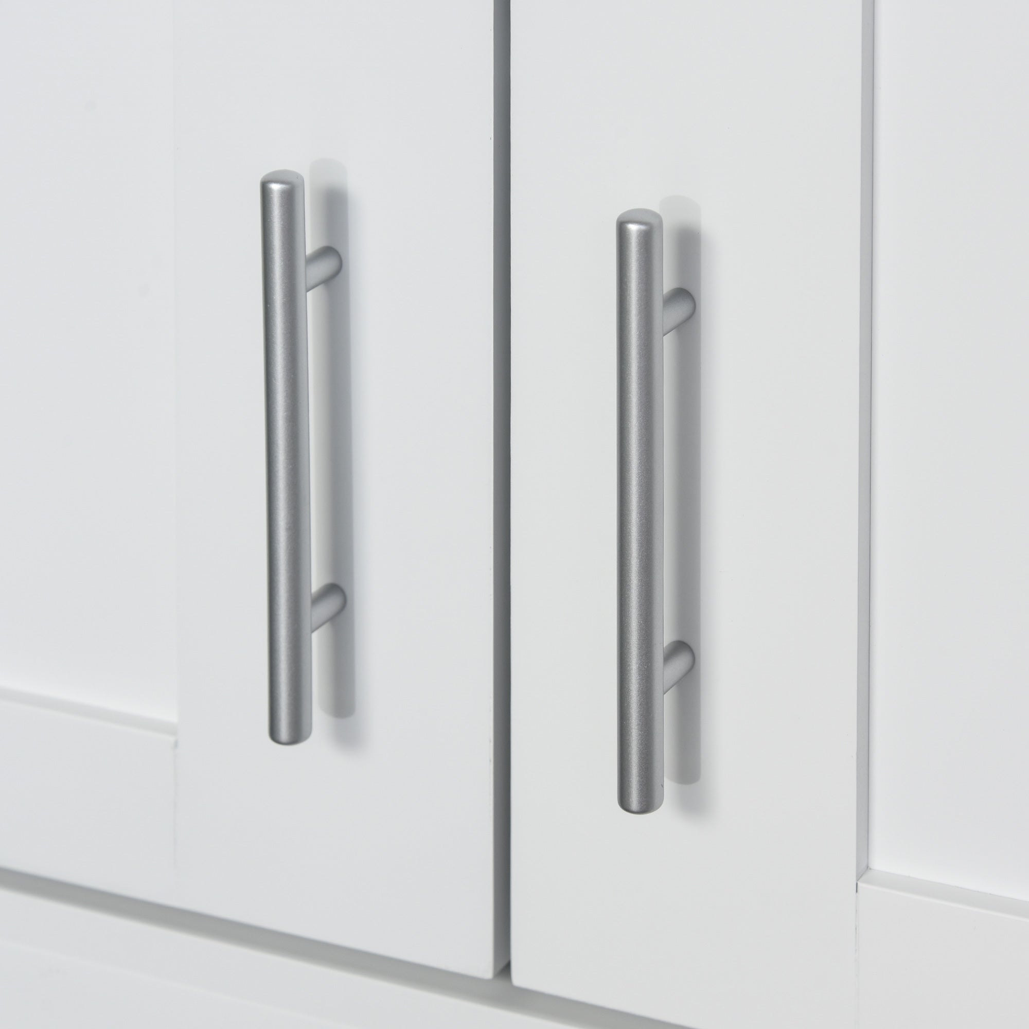 White Pantry Cabinet with Adjustable Shelving for Kitchen, Perfect for Family, White