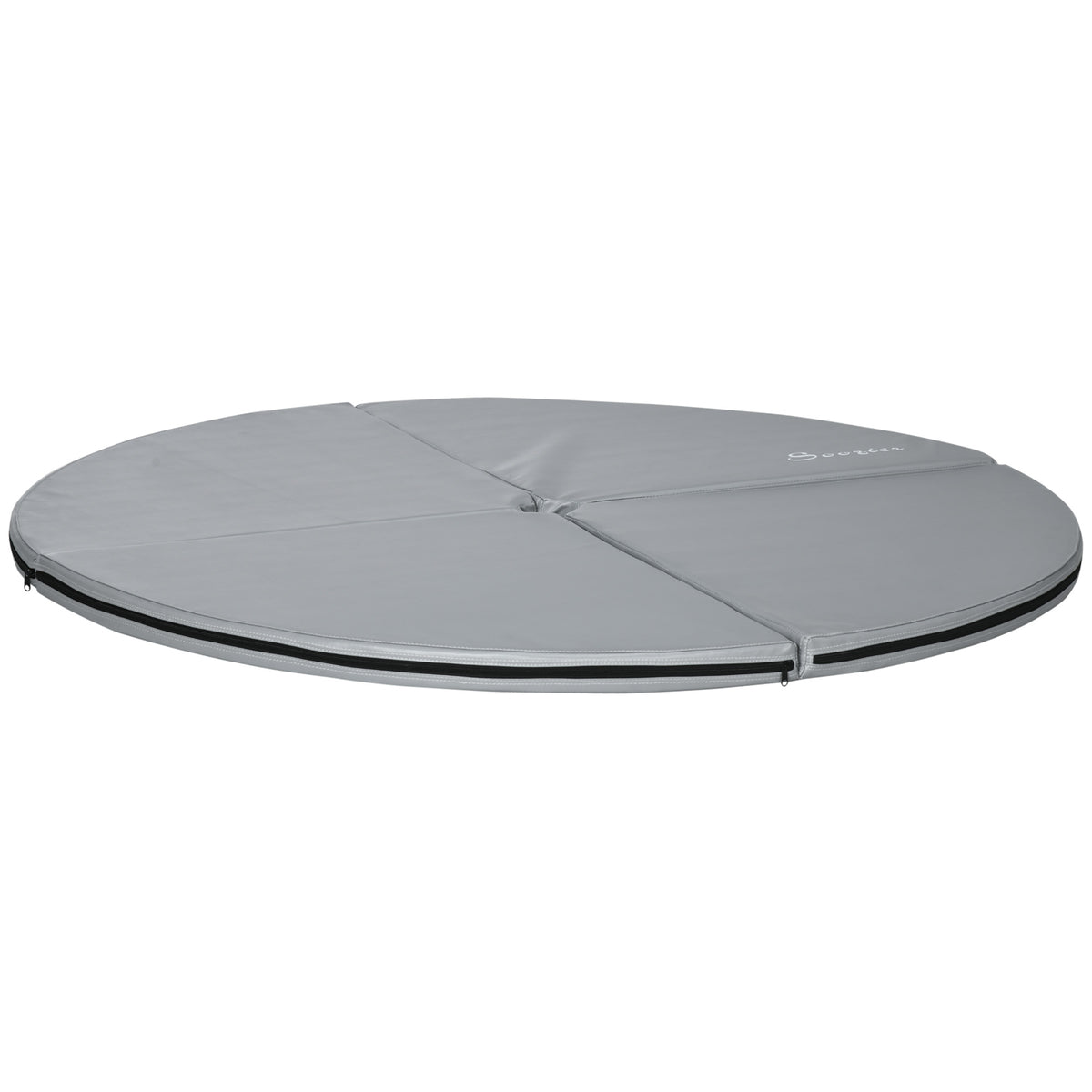 Pole Dance Mat, 2"T x 5'W Folding Pole Crash Mat for Home, Lightweight and Foldable, Gray