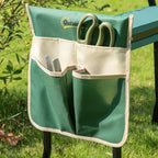 Garden Kneeler Seat Stool Bench Kneeling Pad and 1 Large Side Tool Pouch & Easy Folding Design for Transport & Storage