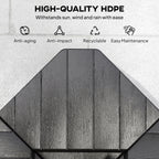 Offset Umbrella Base Outdoor Umbrella Weights, 132 lb. Capacity Water or 176 lb. Capacity Sand, Black