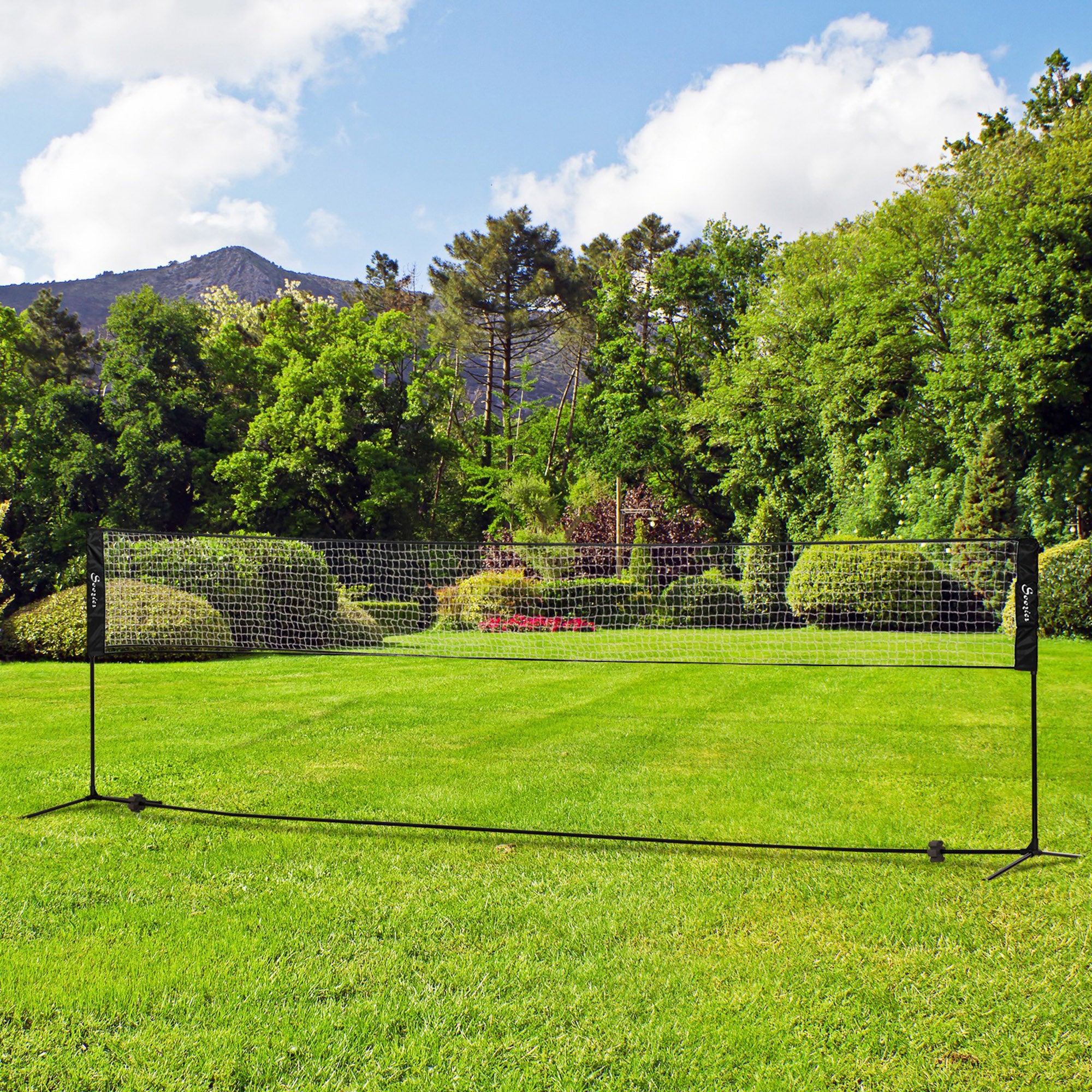 All-in-1 Badminton Set, Height Adjustable for Pickleball, Volleyball, Badminton, Backyard, Beach, Driveway Game