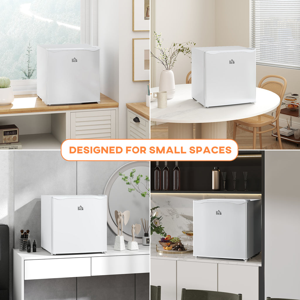 1.1 Cu.Ft Countertop Mini Freezer, Compact Upright Freezer with Removable Shelves, White