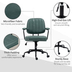 Home Office Chair with Adjustable Height and Tilt, Green