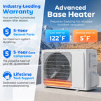 23000 BTU Mini Split Air Conditioner, 22 SEER2 230V WIFI Enabled Inverter AC Unit Cools up to 1500 Sq.Ft