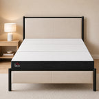 Trifold Mattress, 6 Inch Memory Foam Mattress for Guest, Camping, RV, Travel, Yoga, Made in USA, 80" x 60" x 6"