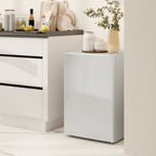 2.5 Cu.Ft Mini Fridge, Single Door Compact Refrigerator with Freezer, Adjustable Thermostat, Reversible Door, White