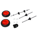 Kayak Cart, Trolley Trailer Kayak Wheels with Strong Aluminum Frame, Adjustable Width Crossbar, & Large Tires
