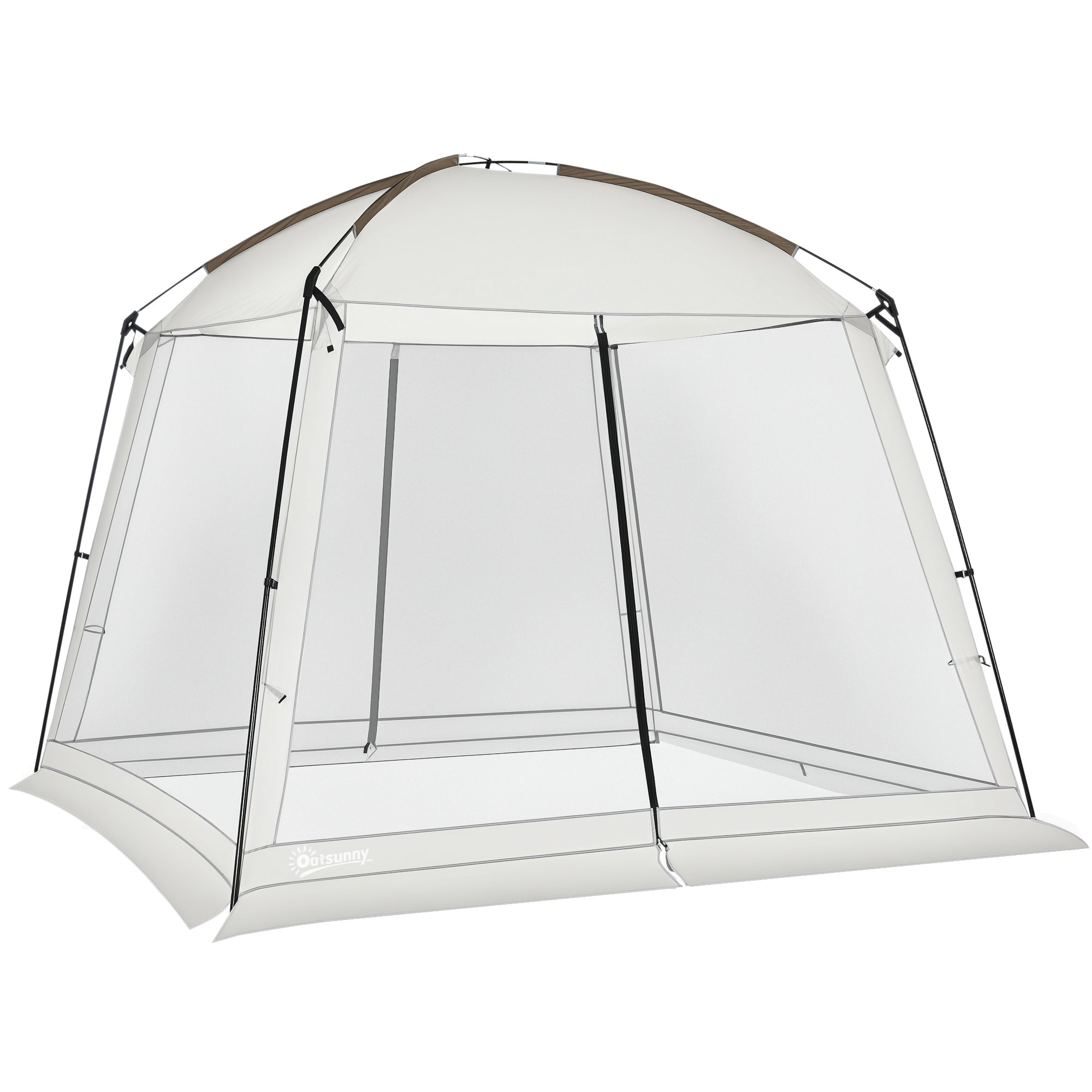 10' x 10' Screen House Room, UV50+ Screen Tent with 2 Doors and Carry Bag, Easy Setup, for Patios Outdoor Camping Activities