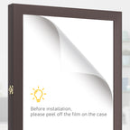 23.5" x 31.5" UV-Resistant Sports Jersey Frame Display Case, Brown