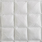 Luxuriously Soft Standard Overfilled Pillow Protector with 100% Polyester Microfiber, 3D Puff Stitching, Zipper Closure, 28" L x 20" W x 0.13" H, White