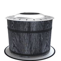 Smokeless Fire Pit, Portable Camping Bonfire Stove with Mat for Backyard, Patio, Picnic, Magnesium Oxide, Black