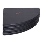 Pole Dance Mat, 2"T x 5'W Folding Pole Crash Mat for Home, Lightweight and Foldable, Black