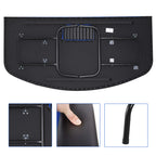 Poker Table Foldable, 72" Blackjack Table for 7 Players with Chip & Cup Holder, Blue Felt