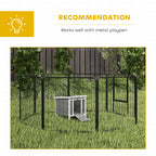 Small Wooden Rabbit Hutch Bunny Cage Guinea Pig Cage Duck House Dog House with Openable & Waterproof Roof, for Rabbits, Chickens, Ducks, Gray
