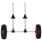 Kayak Cart, Trolley Trailer Kayak Wheels with Strong Aluminum Frame, Adjustable Width Crossbar, & Large Tires